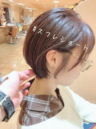 ショート 🎉骨格矯正カット ばば　としまさのヘアスタイル