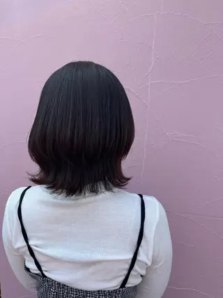 ミディアム ♡ナナコ♡ レイヤー/艶髪のヘアスタイル