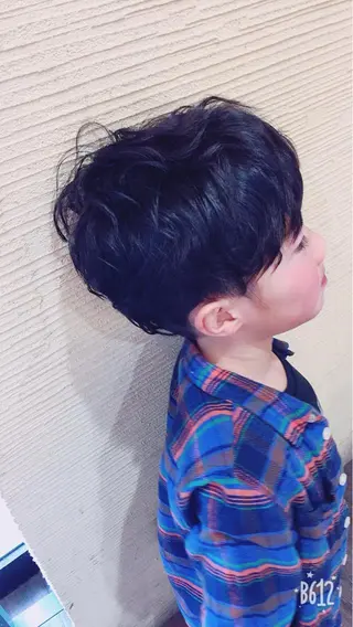 パーマ キッズ 仲矢 あゆ美のヘアスタイル