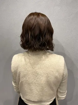 ミディアム パーマ 吉田一輝 外国人パーマのヘアスタイル