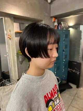 ショート 土田かほ/本日🈳 透明感カラー🍃のヘアスタイル