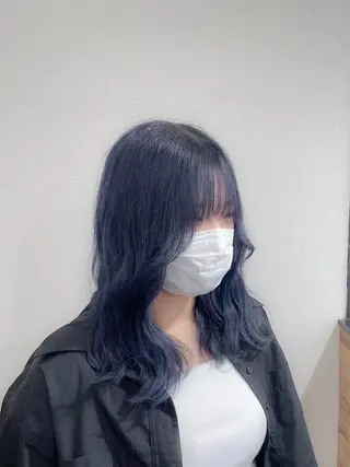 セミロング カラー soin by poshのヘアスタイル
