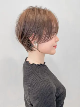 ショート クロスパーマ松永裕久 似合わせカットのヘアスタイル