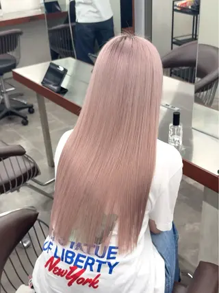 ロング カラー ブリーチ　ハイトーン 特化🌈フジタハルキのヘアスタイル