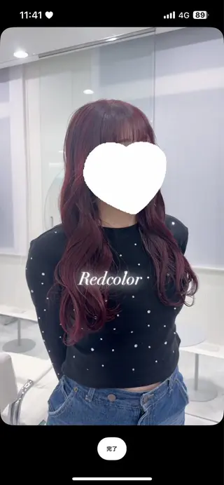 ロング カラー 💞ガーリー/艶カラ 金沢駅 yui 🪄のヘアスタイル