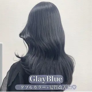 セミロング カラー ヘアアレンジ 🫧モテる💗ダメー ジレスハイトーン🫧のヘアスタイル