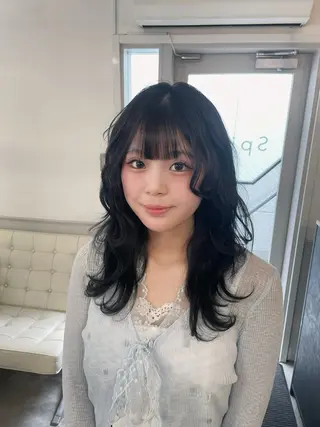 セミロング カラー girly/ヘア メイクMitsukiのヘアスタイル