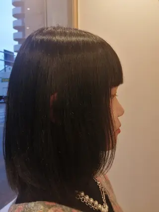 ミディアム 藤原仁美/レイヤー /透明感カラーのヘアスタイル