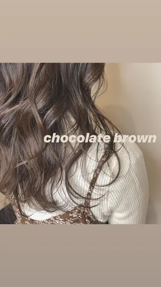 セミロング カラー ヘアアレンジ マツエク・マツパ 透明感カラー🫧ヘア セット🫧松本菜月の眉毛・アイブロウイメージ