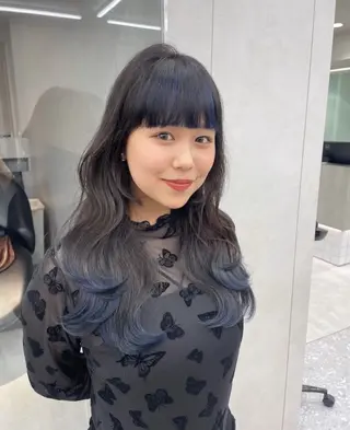 ロング カラー ヘアアレンジ 似合わせカラー× ウルフカット/ホマレのヘアスタイル