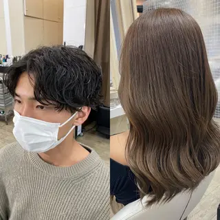 ミディアム 市川 博紀 店長のヘアスタイル