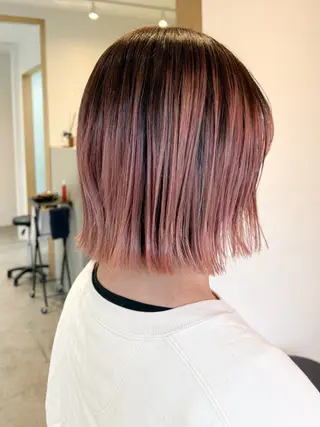 ミディアム ボブ/艶カラー 鎌倉/MIHO🌼のヘアスタイル