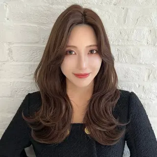 セミロング 映える顔まわり/前髪 特化 💗 ユキマのヘアスタイル