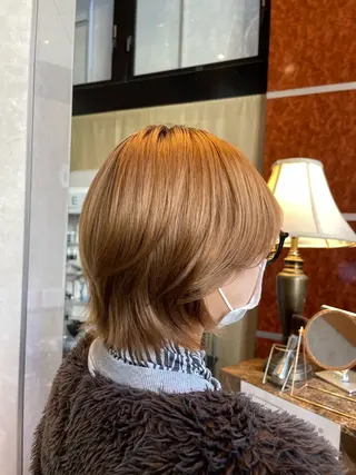 ショート ヘアアレンジ 縮毛・酸性ストレート 特化のヘアスタイル