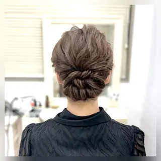 ヘアアレンジ 似合わせヘアメイク 💐オダギリチアキのヘアスタイル