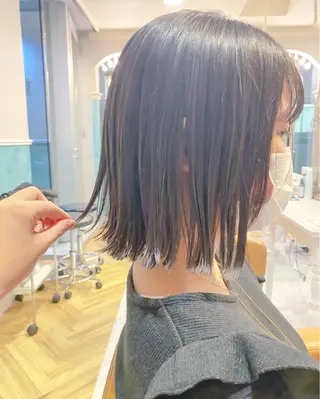 ショート カラー ♥️ボブ韓国風ヘア ♥️久保田夢美のヘアスタイル