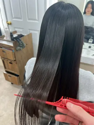 ロング 竹内 蓮のヘアスタイル