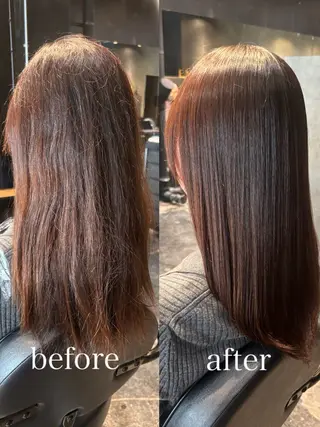 セミロング 透明感カラー/ 矯正/まな⭐️のヘアスタイル