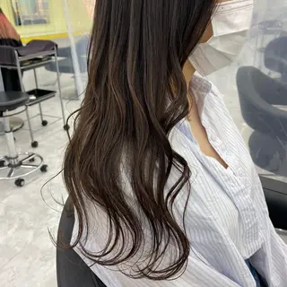 セミロング カラー ヘアアレンジ mai🍑暖色カラー /レイヤー💖のヘアスタイル