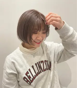 ショート カラー 狩野 羅夢のヘアスタイル
