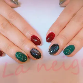 ネイル La neige* yuki 🐩🌙のネイルデザイン