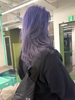 セミロング Miyu🌊/海外 風ハイライトのヘアスタイル