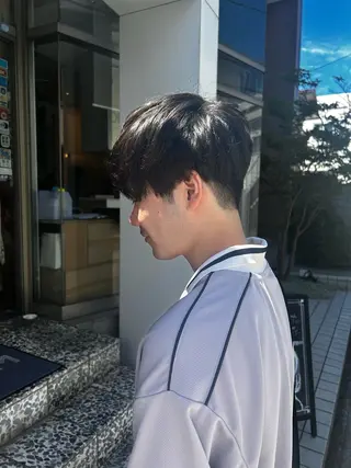 ショート メンズ イワサキ リカのヘアスタイル