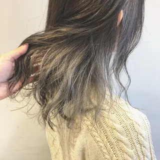 セミロング 岩瀬 翔太のヘアスタイル