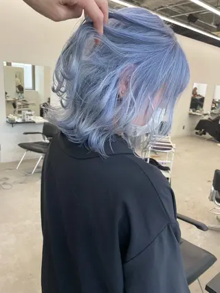 カラー 名古屋栄/ 複雑履歴   リカのヘアスタイル