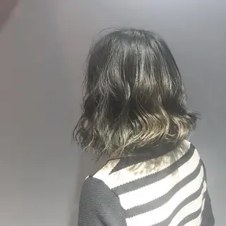 ミディアム カラー 縮毛矯正×髪質改善 店長　DAITOのヘアスタイル