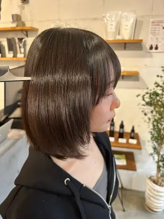 ショート 1回で綺麗になる 髪質改善 小山光のヘアスタイル