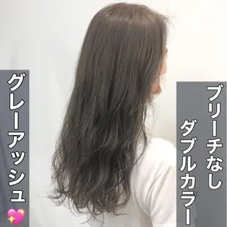 ロング カラー 💖ブリーチなし透明 感💖ASAHIのヘアスタイル