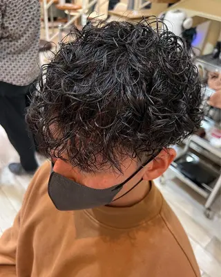 パーマ メンズ Ore🫧タナカマヤ /柔らかい質感カラーのヘアスタイル