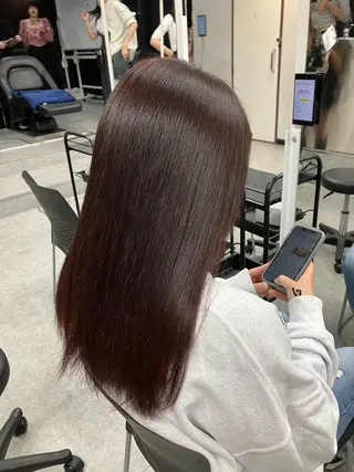 セミロング 🪽直毛男子の救世主 🪽フェザーパーマのヘアスタイル