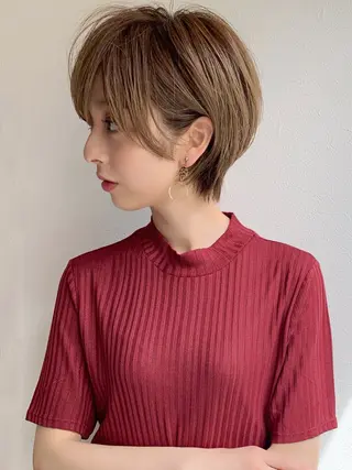 ショート 大人ショート特化/ カットモデル/表参道のヘアスタイル