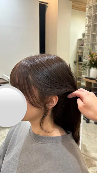 ロング 佐藤 優里のヘアスタイル