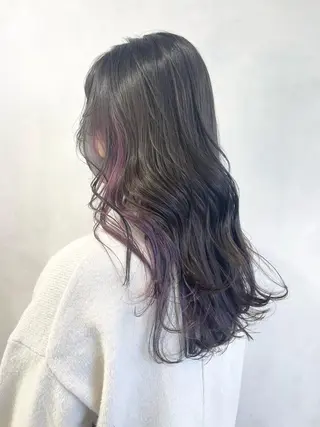 ロング カラー 🦋レイヤーカット ミドリカワ🦋のヘアスタイル
