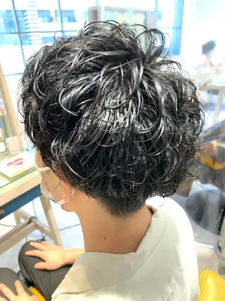 パーマ メンズ 森川 力のヘアスタイル