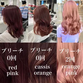 カラー ブリーチなし透明感 💗RYOTAのヘアスタイル