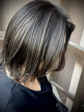 ミディアム ママ美容師 ＊ヒマワリのヘアスタイル