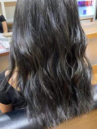 ミディアム カラー ヘアアレンジ 久米 治仁のヘアスタイル