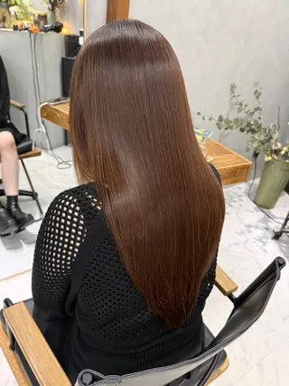 ロング カラー 透明感カラー/パーマ 🌀アオノのヘアスタイル