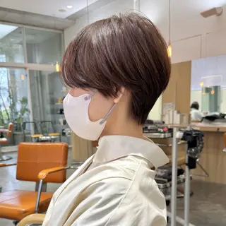 ショート カラー 🌷ショートレイヤー ヘッドスパ🌷鈴木のヘアスタイル