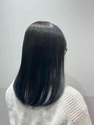ミディアム 大宮レイヤーカット× 透明感カラー　rioのヘアスタイル