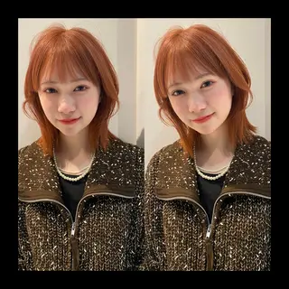ミディアム カラー mai / linoah˚✧のヘアスタイル