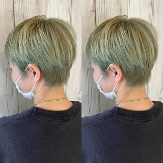 ショート カラー ヘアサロンオスカー 岸和田蛸地蔵店のヘアスタイル