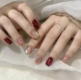 ネイル By moonネイル 🌷ワンホン/韓国風のネイルデザイン