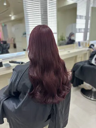 ロング カラー モテ髪ハイトーン🫧 serina🎀池袋のヘアスタイル