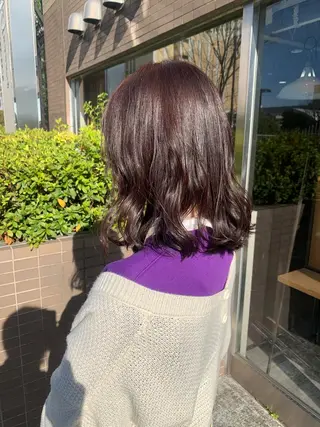 ミディアム カラー カラー特化美容師 💎EIKI💎のヘアスタイル