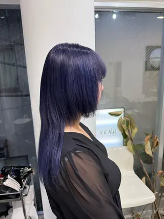 セミロング カラー coco🐺 /XENA表参道のヘアスタイル